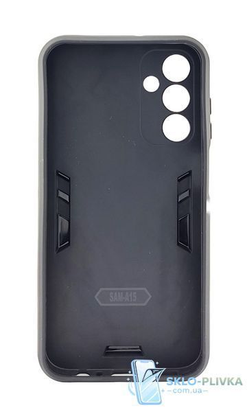 Чехол Armored Ring для Samsung Galaxy A15 / A155 противоударный с подставкой кольцо черный 12044 фото