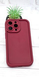 Чохол Shock Case для Apple iPhone 13 Pro бампер силіконовий колір бордовий 10846 фото