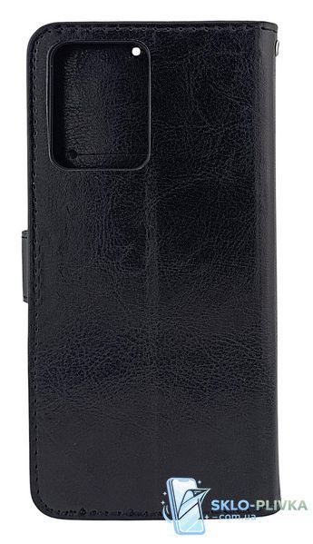 Чехол книжка Leather Flip для HMD Pulse Plus на магните с подставкой черный 25925 фото