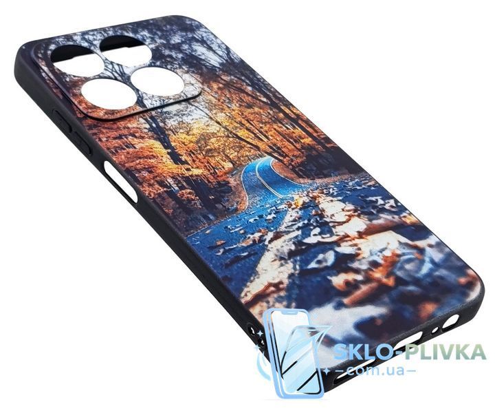 Чохол Silicone Case Print для ZTE Blade A55 бампер із малюнком ліс 23401 фото