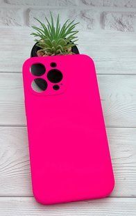 Чохол Silicone Case Box для Apple iPhone 13 Pro бампер з мікрофіброю рожевый (без лого) 11127 фото