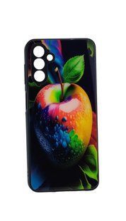 Чохол Glass Case для Samsung A04S/A047 бампер black apple 11455 фото