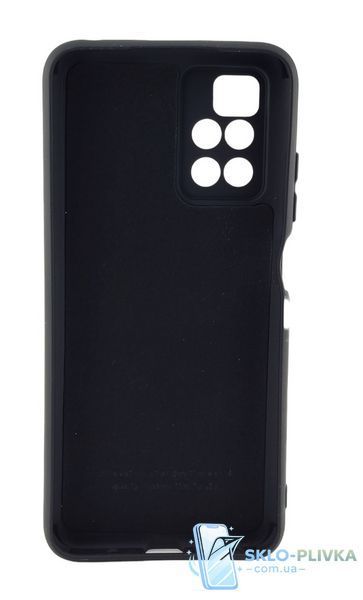 Чехол Silicone Case Box для Xiaomi Redmi 10 2022 бампер с микрофиброй черный 15285 фото