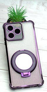 Чохол Luxury Case для Realme NARZO N53 (RMX3761) бампер силіконовий блискучий з кільцем підставкою 21363 фото
