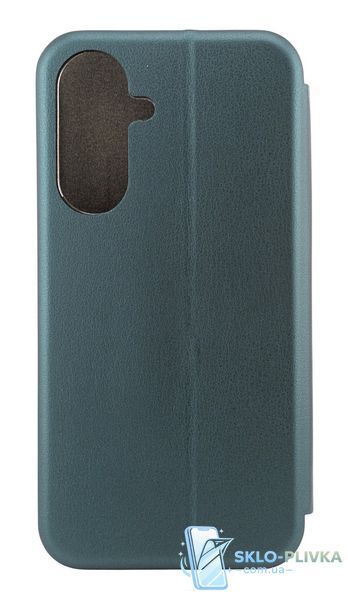Чохол книжка Premium для Samsung Galaxy A37 / A376 на магніті з підставкою зелений 14567 фото