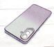 Чохол Luxury Case для Samsung Galaxy A37 / A376 бампер силіконовий ombre блискітки фіолетовий 14308 фото 3