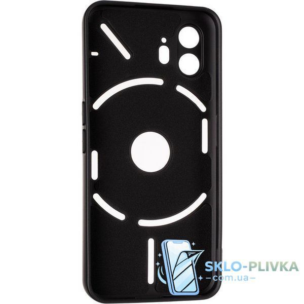 Чехол Silicone Case для Nothing Phone 2 бампер с микрофиброй черный 26920 фото