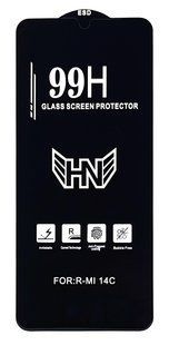 Захисне скло 99H для Infinix Hot 9 Play (X680, X680B, X680C) з олеофобним покриттям black 25270 фото
