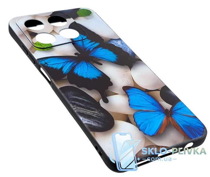 Чохол Silicone Case Print для ZTE Blade A55 бампер із малюнком метелика 23471 фото
