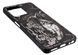 Чехол Silicone Case Print для HMD Pulse Plus бампер силиконовый черный с рисунком волк 25948 фото 2