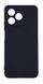Чехол Silicone Case для Realme C53 бампер с микрофиброй черный 20878 фото 1