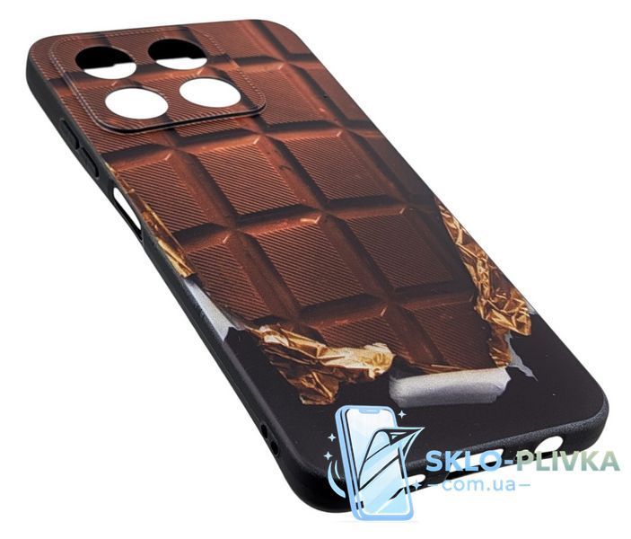 Чохол Silicone Case Print для ZTE BLADE A35 бампер із малюнком шоколад 23474 фото