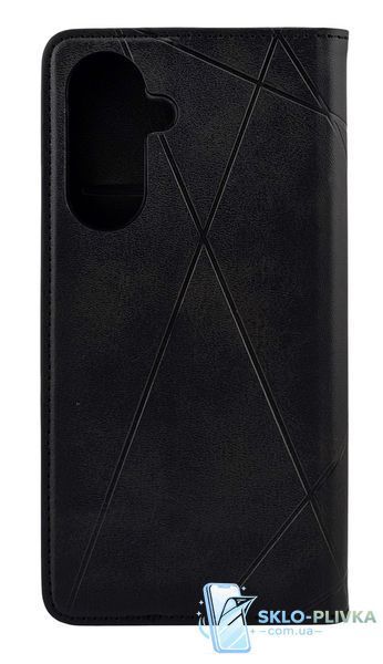 Чохол книжка Business Leather для Samsung Galaxy A37 / A376 на магніті з підставкою чорний 14318 фото