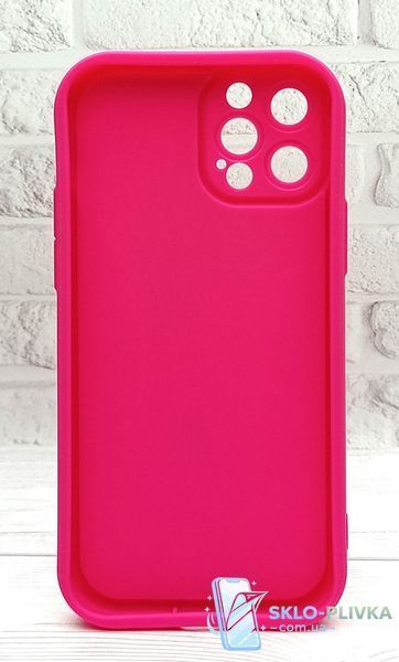Чохол Shock Case для Apple iPhone 12 Pro бампер силіконовий колір рожевий 10550 фото