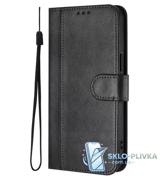 Чехол книжка Classic Book для HMD Pulse Plus на магните с подставкой черный 26008 фото