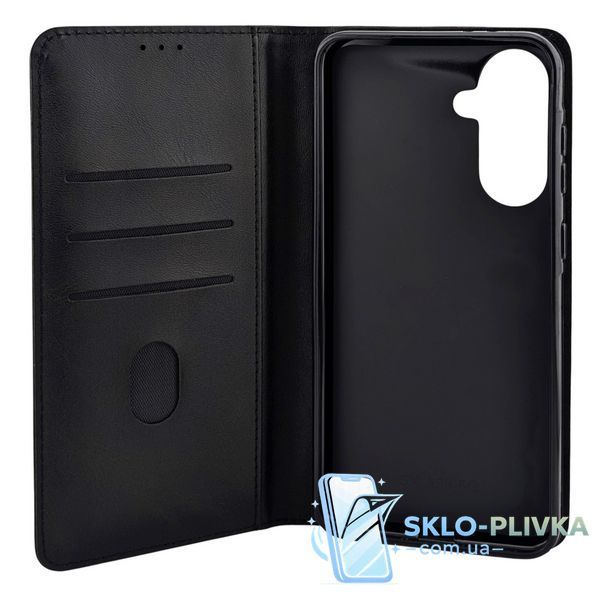 Чохол книжка Business Leather для Samsung Galaxy A37 / A376 на магніті з підставкою чорний 14318 фото
