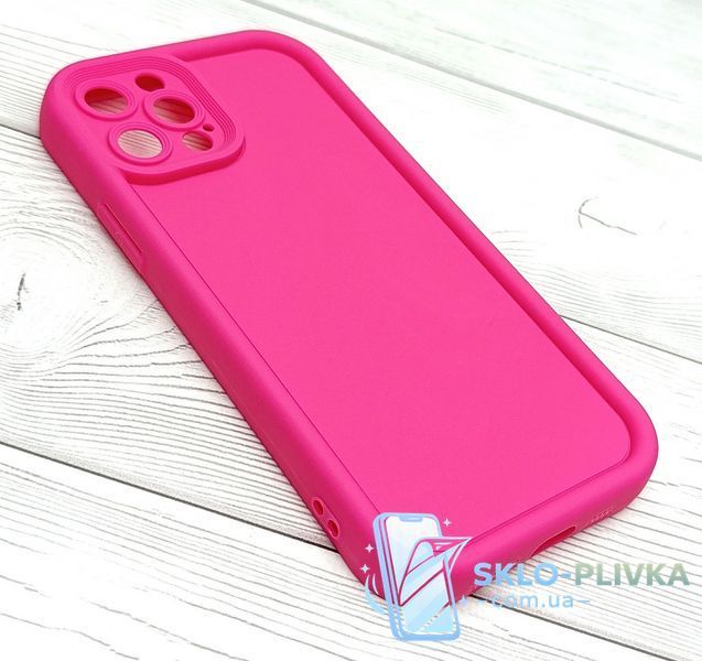 Чохол Shock Case для Apple iPhone 12 Pro бампер силіконовий колір рожевий 10550 фото