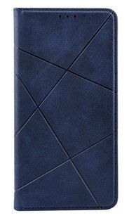 Чохол книжка Business Leather для Samsung Galaxy A37 / A376 на магніті з підставкою темно-синій 14319 фото