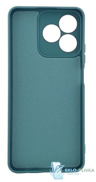 Чохол Silicone Case для Realme C53 бампер із мікрофіброю зелений 21033 фото