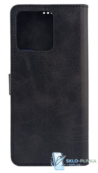 Чохол книжка Leather Flip для Realme NARZO N53 (RMX3761) на магніті з підставкою чорний 21291 фото