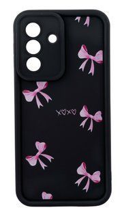 Чохол Shock Case Print для телефона Samsung Galaxy A37 / A376 бампер силіконовий чорний з малюнком Бантики 902541 фото