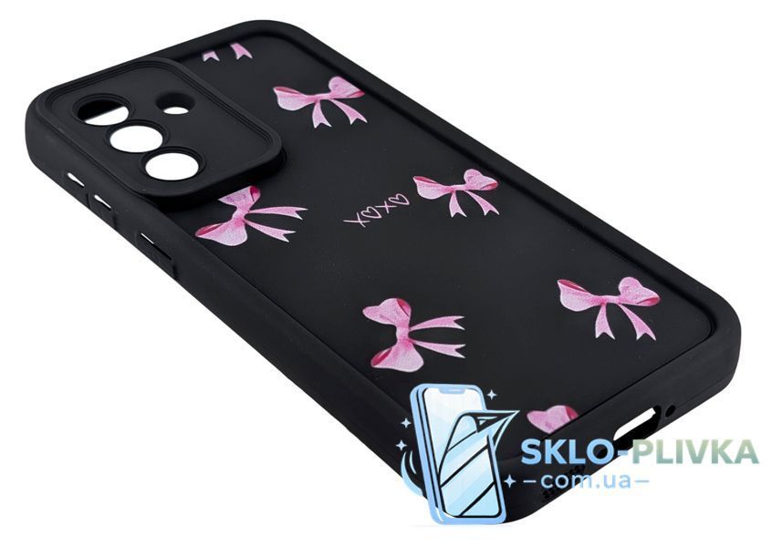 Чохол Shock Case Print для телефона Samsung Galaxy A37 / A376 бампер силіконовий чорний з малюнком Бантики 902541 фото