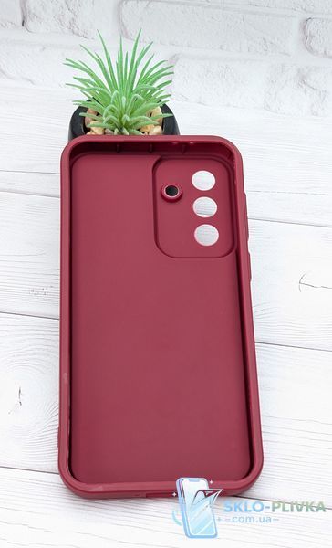 Чохол Shock Case для Samsung Galaxy A37 / A376 бампер силіконовий бордовий 14321 фото