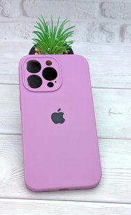 Чохол Silicone Case Box для Apple iPhone 13 Pro бампер Soft Touch з мікрофіброю бузковий 10978 фото