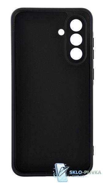 Чохол Silicone Case для телефона Samsung Galaxy A37 / A376 бампер із мікрофіброю чорний 14324 фото
