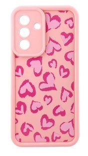 Чохол Shock Case Print для Samsung Galaxy A37 / A376 бампер силіконовий світло-рожевий з малюнком Серця 14325 фото