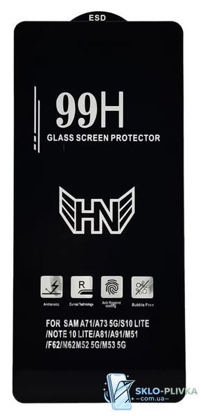 Захисне скло 99H для Meizu Note 22 4G з олеофобним покриттям black 28129 фото