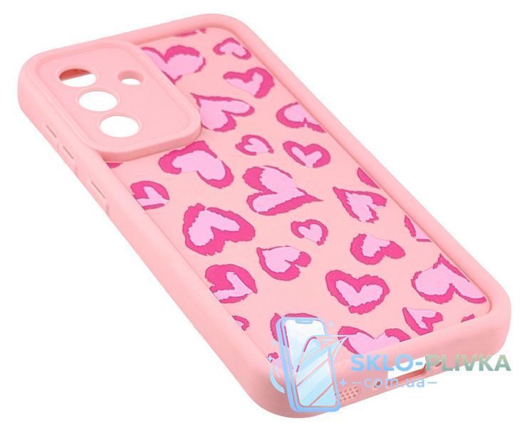 Чохол Shock Case Print для Samsung Galaxy A37 / A376 бампер силіконовий світло-рожевий з малюнком Серця 14325 фото