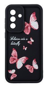 Чохол Shock Case Print для Samsung Galaxy A37 / A376 бампер силіконовий чорний із малюнком Метелики 14326 фото