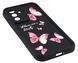 Чехол Shock Case Print для Samsung Galaxy A37 / A376 бампер силиконовый черный с рисунком Бабочки 14326 фото 3