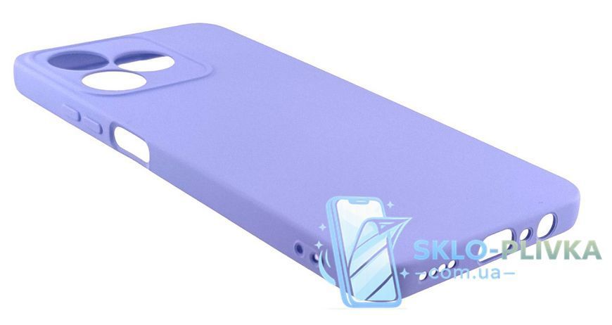 Чехол Silicone Case для Realme NARZO N53 (RMX3761) бампер с микрофиброй lilac 21050 фото