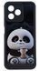 Чехол Shock Case Print для Realme NARZO N53 (RMX3761) бампер силиконовый черный с рисунком панда 21299 фото 1