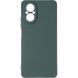 Чохол Silicone Case для Realme C67 бампер із мікрофіброю зелений 21041 фото 1