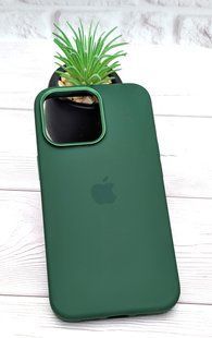 Чохол Silicone Case Box Metal для Apple iPhone 13 Pro бампер Soft Touch з мікрофіброю зелений (загальний виріз) 10999 фото
