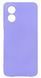 Чехол Silicone Case для Oppo A18 бампер с микрофиброй lilac 19287 фото 1