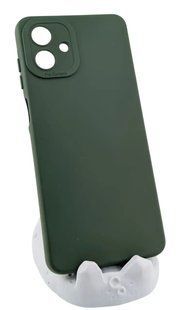 Чохол Pro Camera для Samsung Galaxy A08 / A085 бампер із мікрофіброю зелений 36902 фото