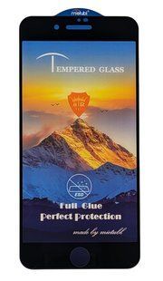 Захисне скло MTB для Apple iPhone 8 Plus Full Glue повний клей black 10612 фото