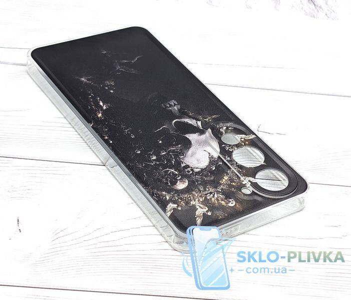 Чохол Silicone Case Print для Vivo Y04 (V2430) прозорий бампер з принтом череп абстракція 20471 фото