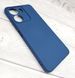 Чохол Silicone Case для Poco C65 бампер із мікрофіброю синій 18303 фото 3