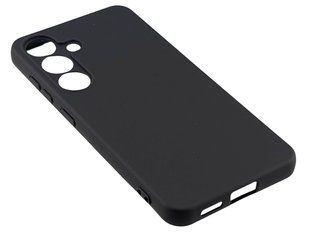 Чохол Silicone Case для Samsung Galaxy S25 / S931 бампер із мікрофіброю чорний 14156 фото